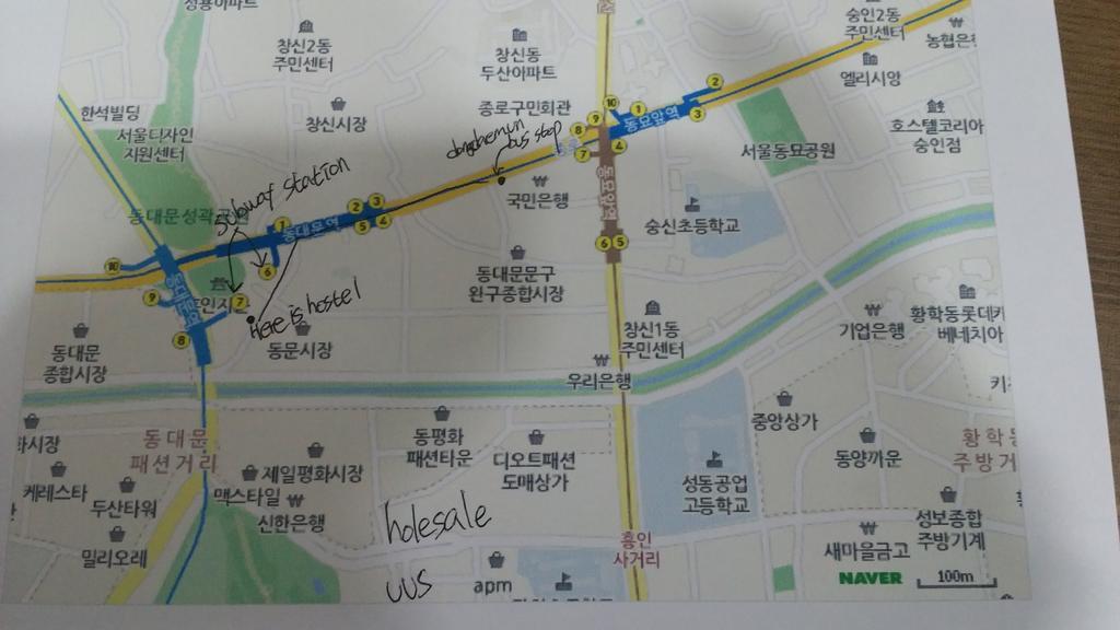 סיאול 24 Guesthouse Dongdaemun Market מראה חיצוני תמונה